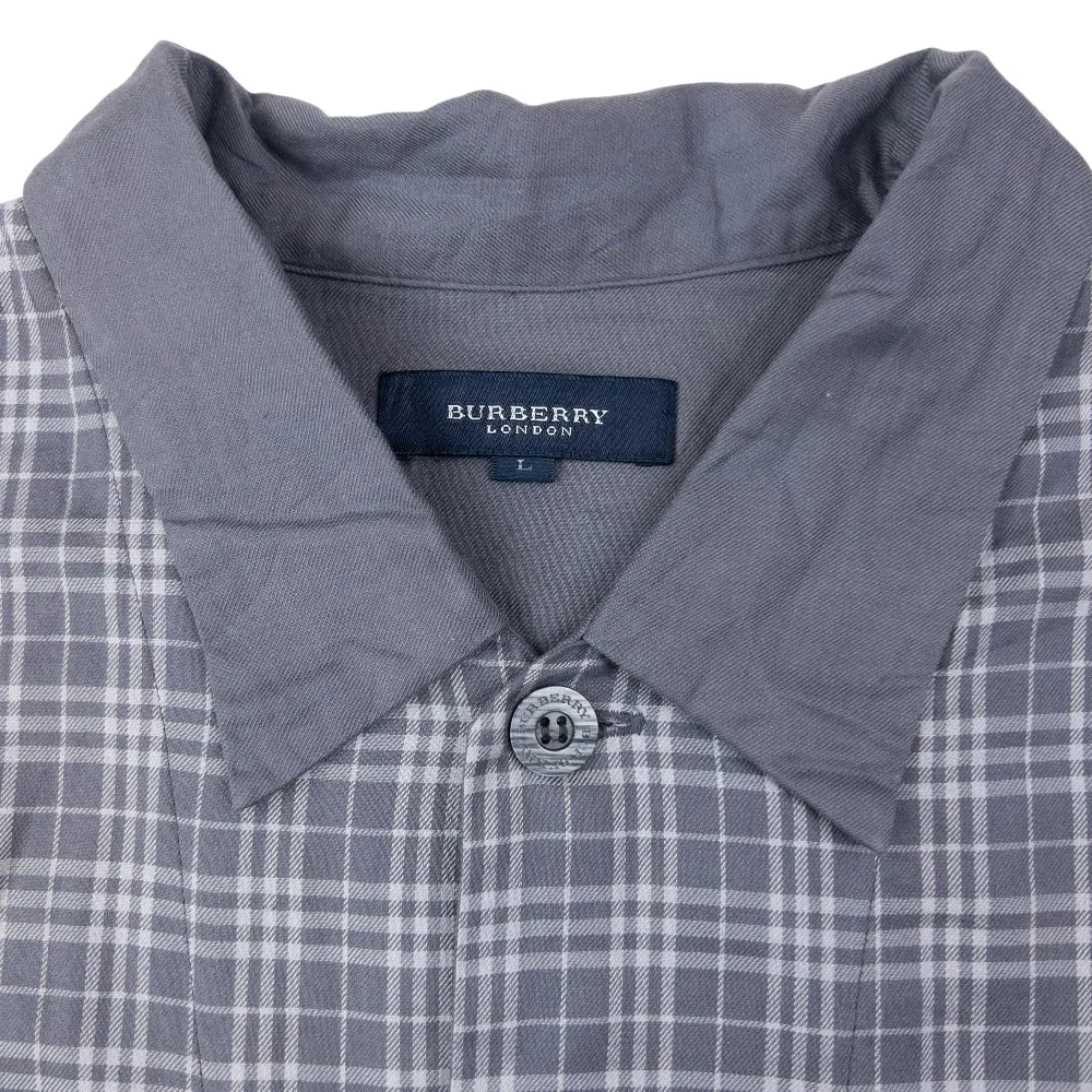 Vintage 2000s Burberry Nova Check Long Sleeve Button Up Pyjama Shirt Size L - 3