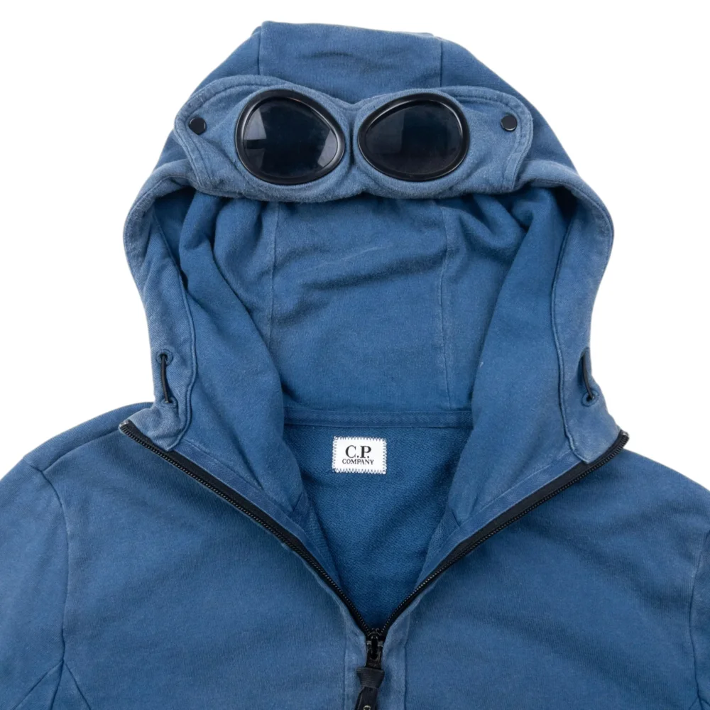 CP Company Goggle Hood Zip Up Hoodie Size S - 4