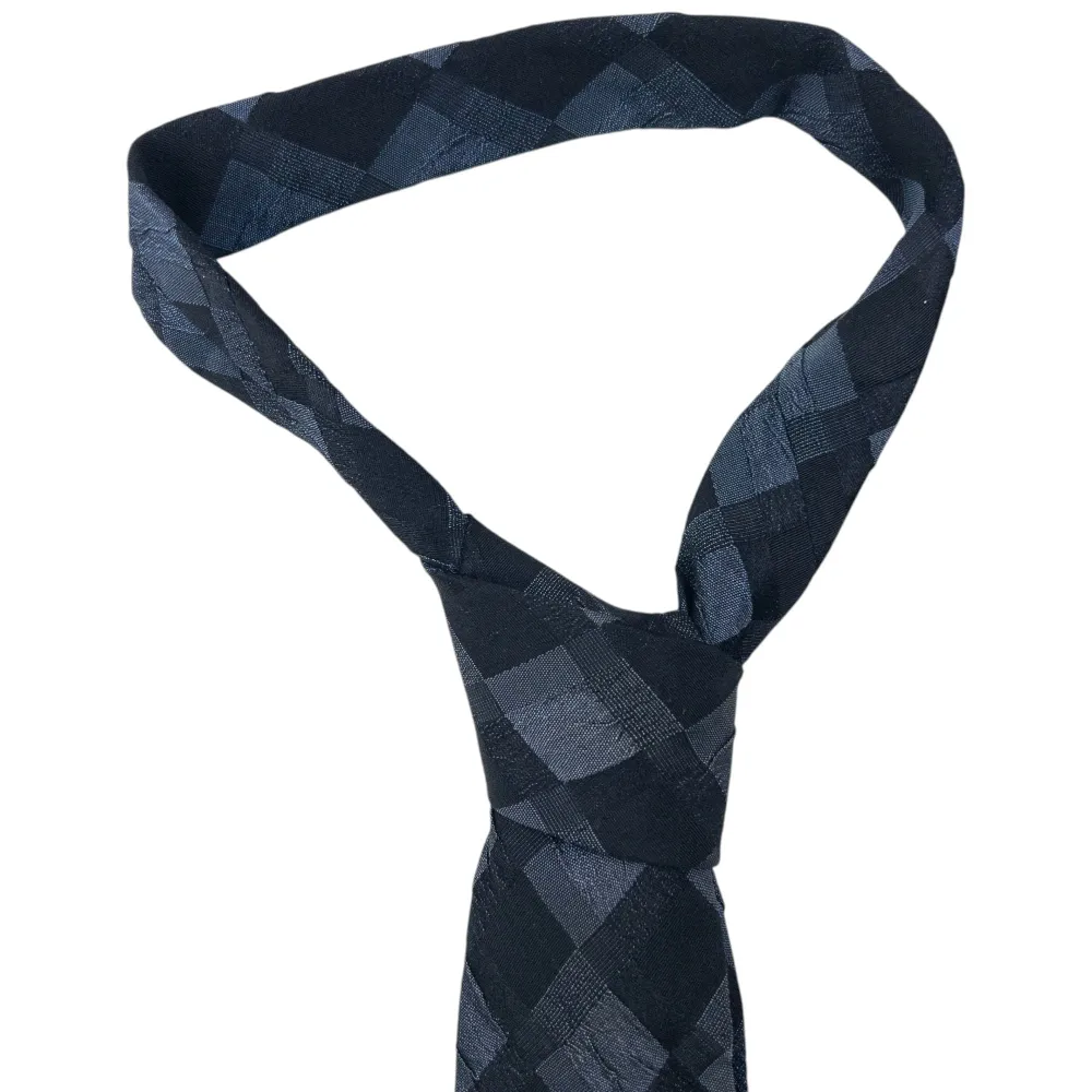 Vintage 90s Issey Miyake Pattern Silk Tie - 4