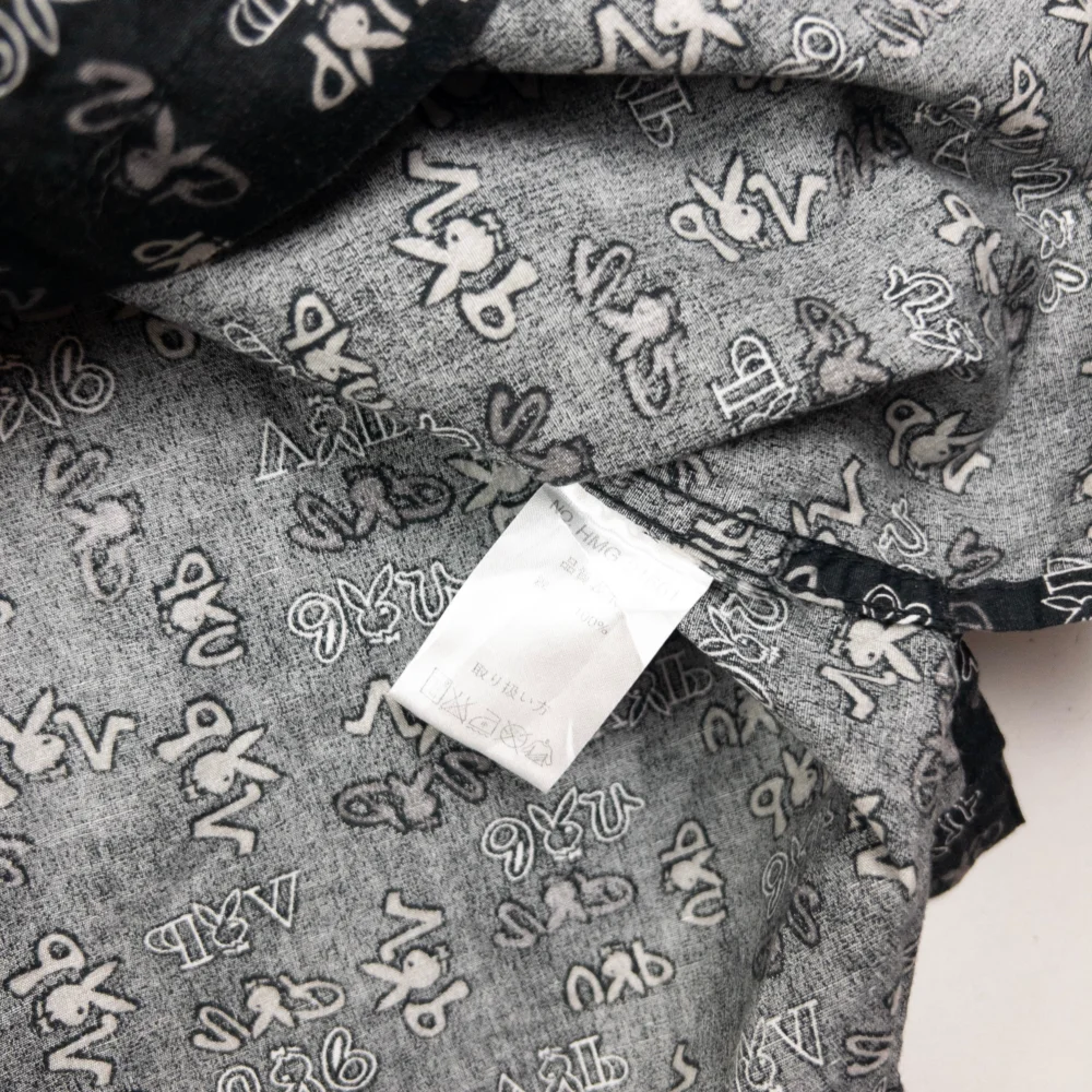 Vintage Playboy VIP Collection Monogram Short Sleeve Button Up Shirt Size M - 5