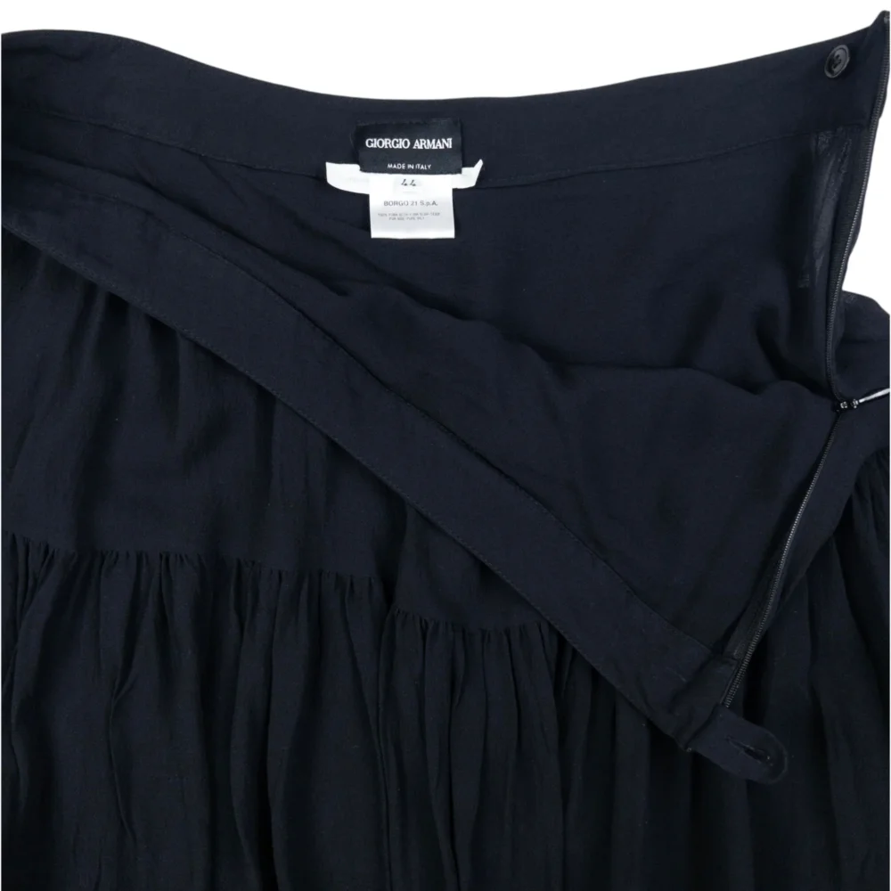 Vintage Giorgio Armani Tiered Skirt Womens Size W32 - 3