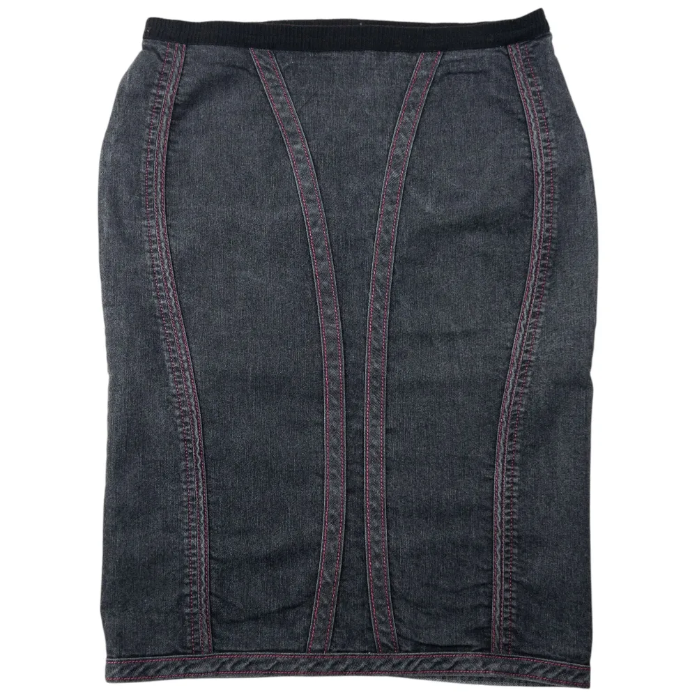 Vintage 2000s Armani Jeans Denim Skirt Womens Size W32