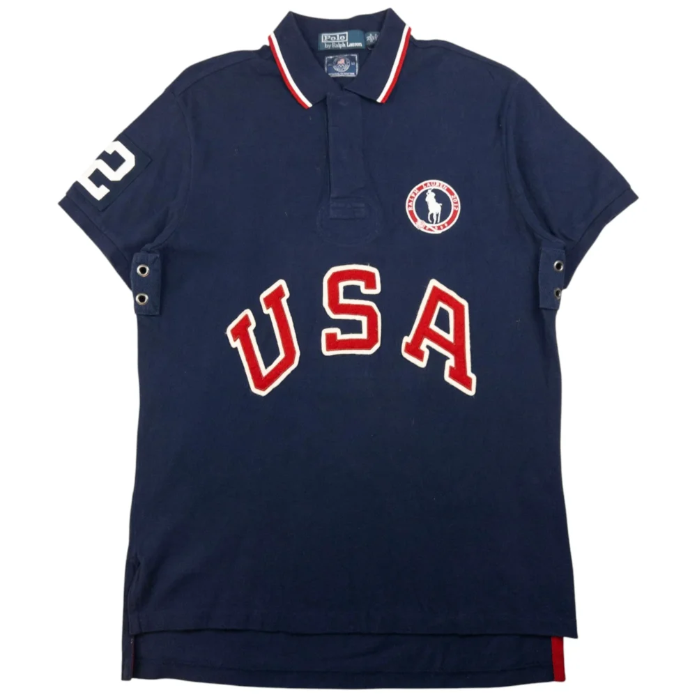 Vintage Polo Ralph Lauren USA 2012 Olympics Polo Shirt Size M