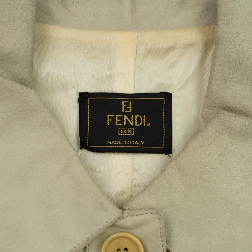 Vintage Fendi Vest Jacket Womens Size M - 3