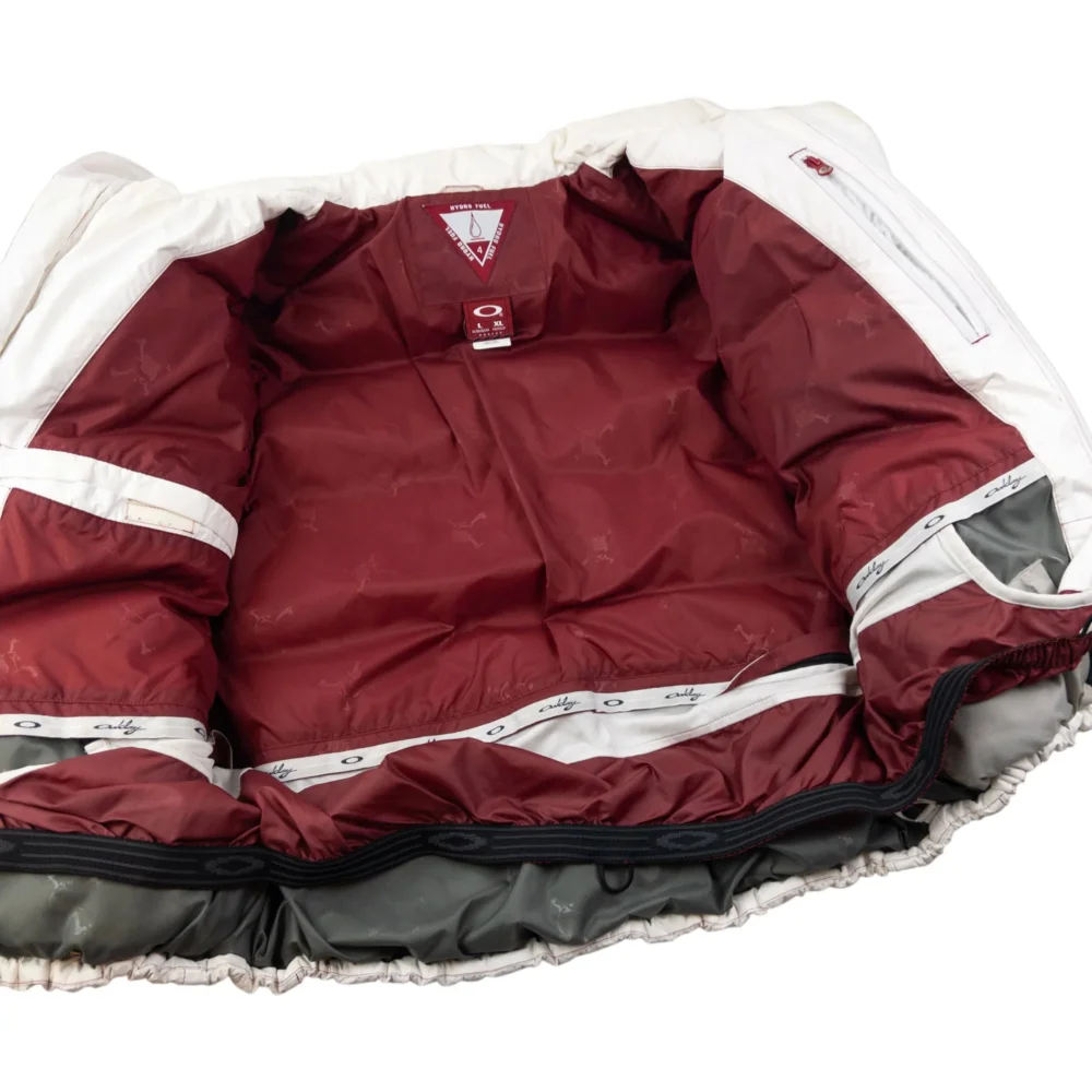 Vintage 90s Oakley Hydro Fuel Zip Up Puffer Snowboarding Jacket Size M - 4
