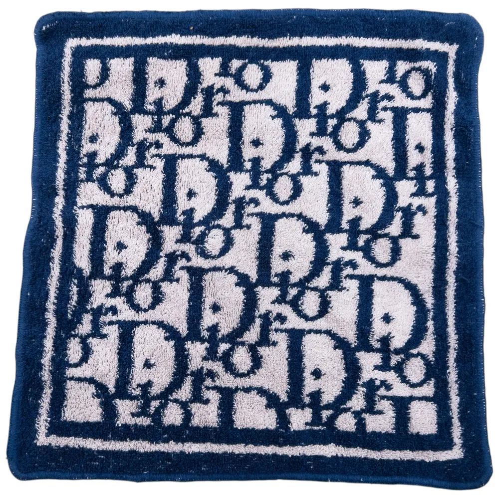 Vintage 90s Dior Monogram Flannel Towel