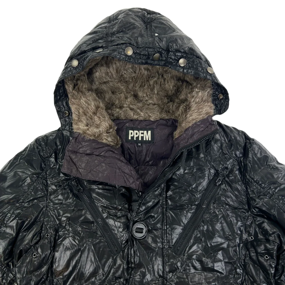 Vintage PPFM Parka Hooded Puffa Jacket Size M - 5