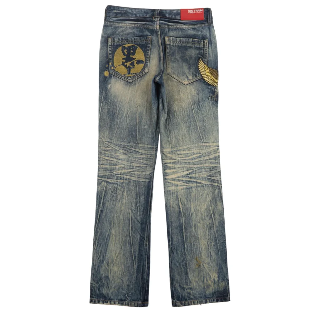 Vintage Phoenix Warrior Japanese Denim Jeans Size W32 - 2