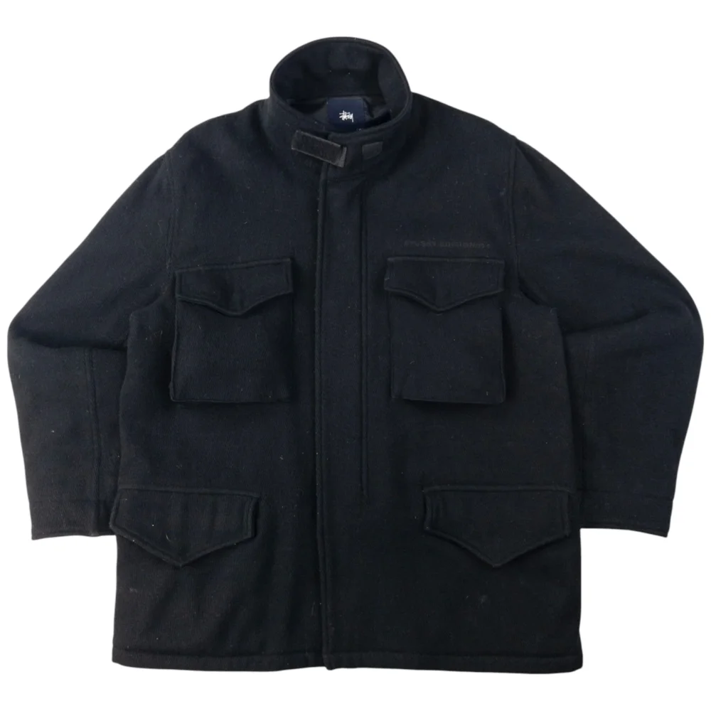 Vintage Stussy Edition 01 Wool Cargo Jacket Size L