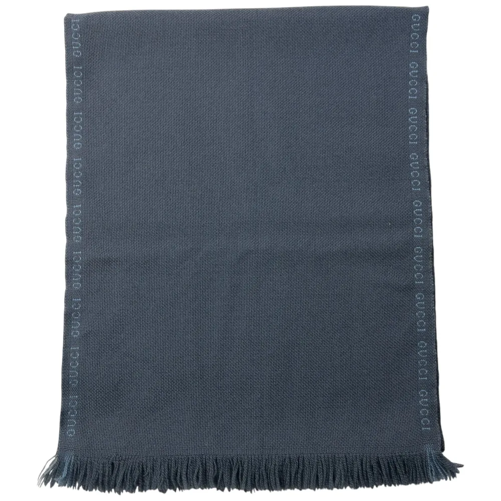 Vintage 2000s Gucci Wool Scarf
