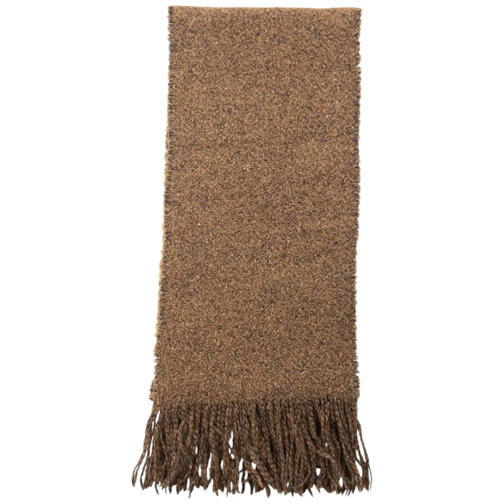 Vintage Burberry Wool Tassel Scarf - 3