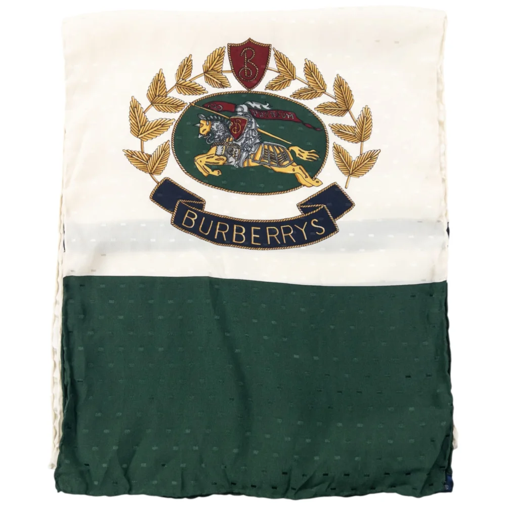 Vintage 90s Burberry Silk Scarf