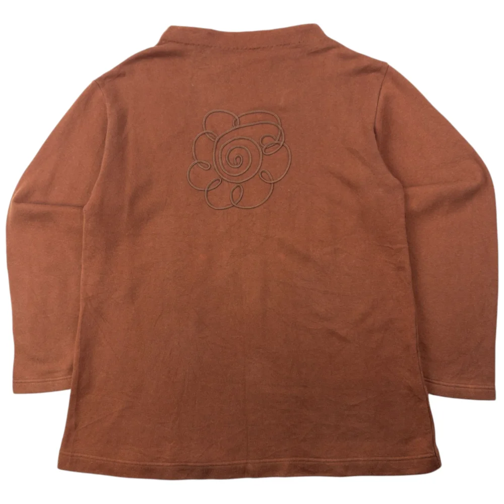 Vintage 90s Hai Sporting Gear By Issey Miyake Mock Neck Sweatshirt Size M