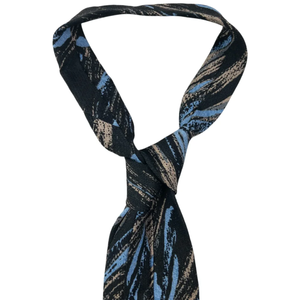 Vintage Issey Miyake Pattern Silk Tie - 3