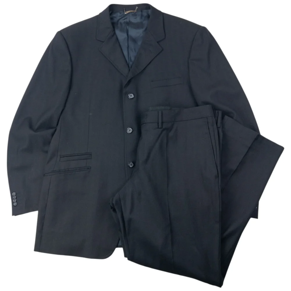 Vintage 2000s Versace Classic Jacket & Trousers Suit Set Size XL