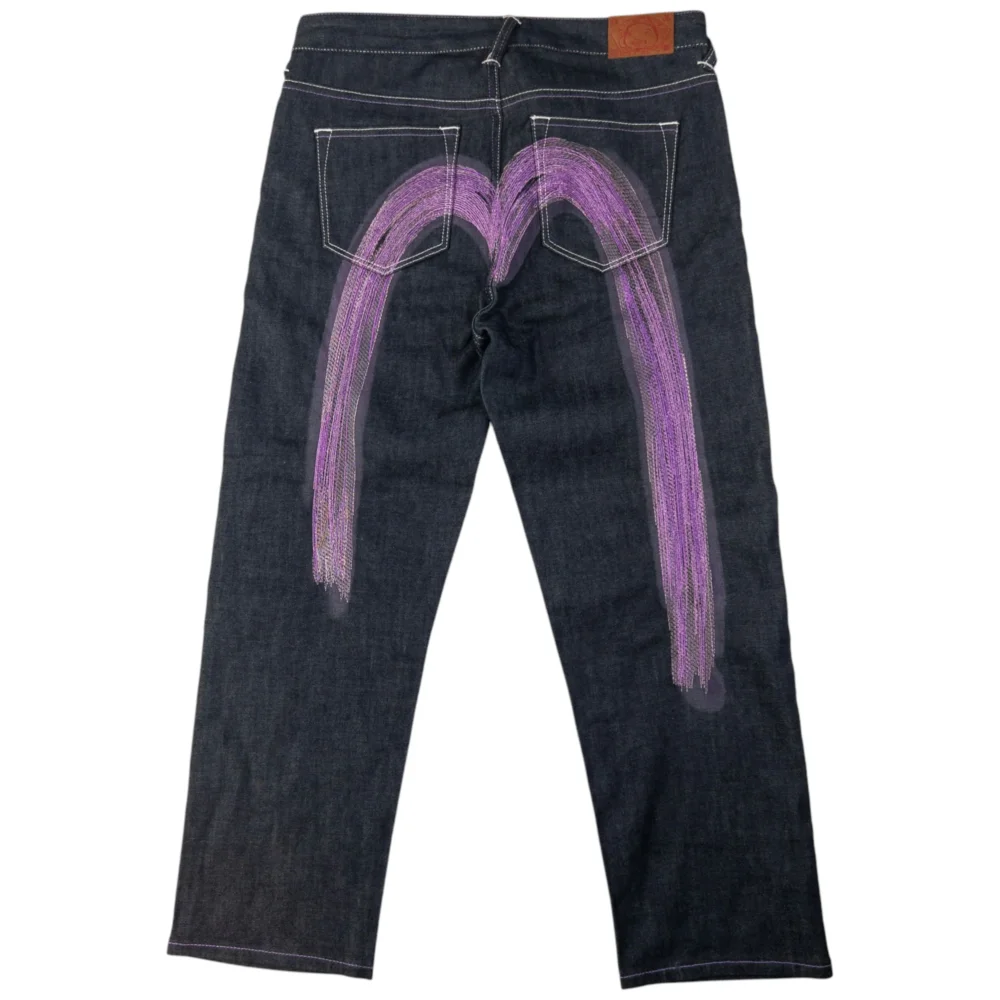 Vintage Evisu Embroidered Daicock Japanese Denim Jeans Size W31