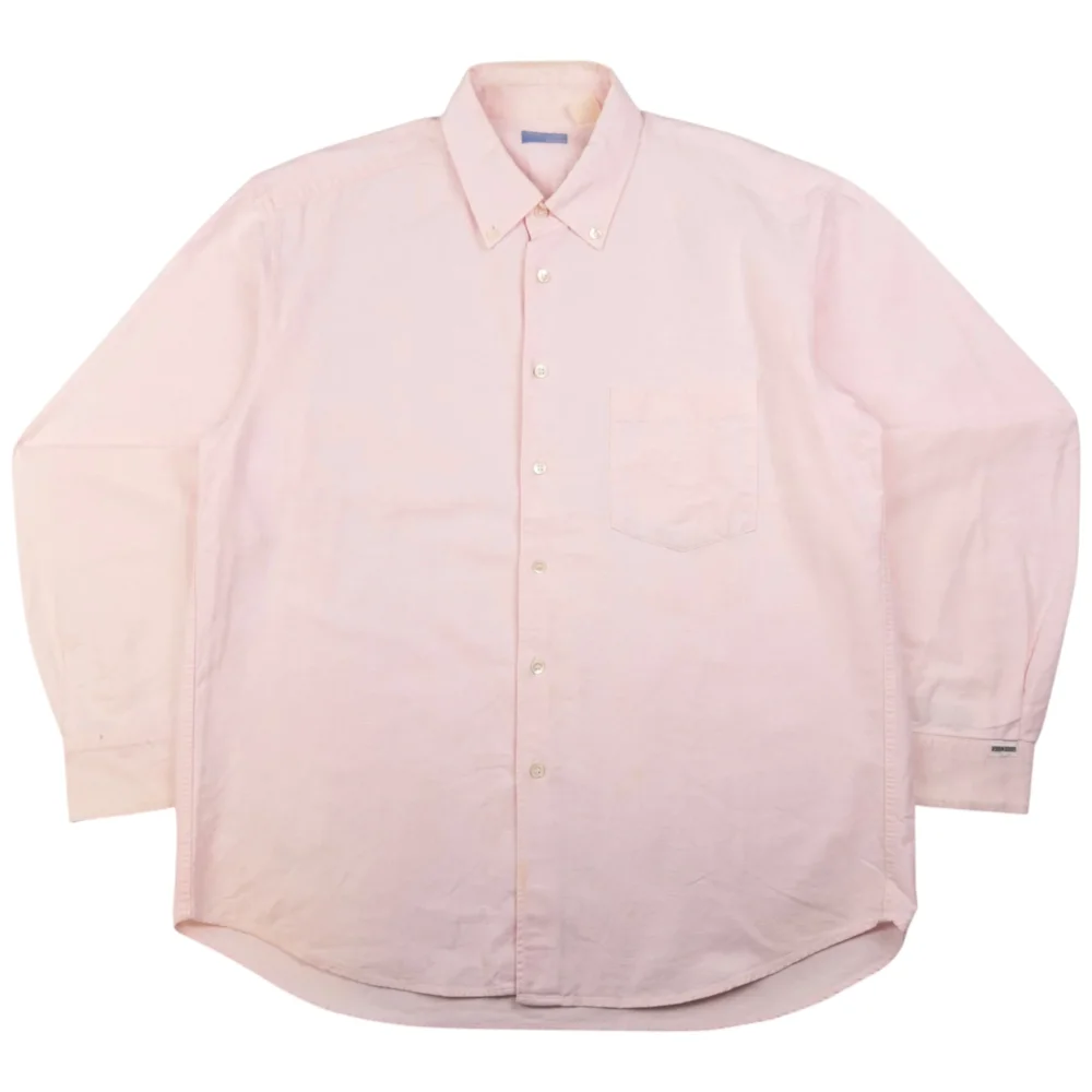 Vintage Good Enough Long Sleeve Button Up Shirt Size M