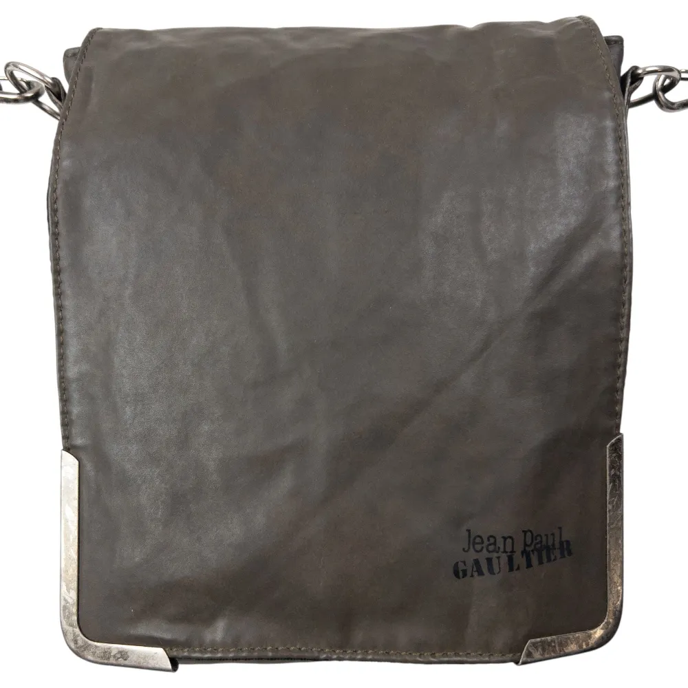 Vintage 2000s Jean Paul Gaultier Leather Crossbody Bag