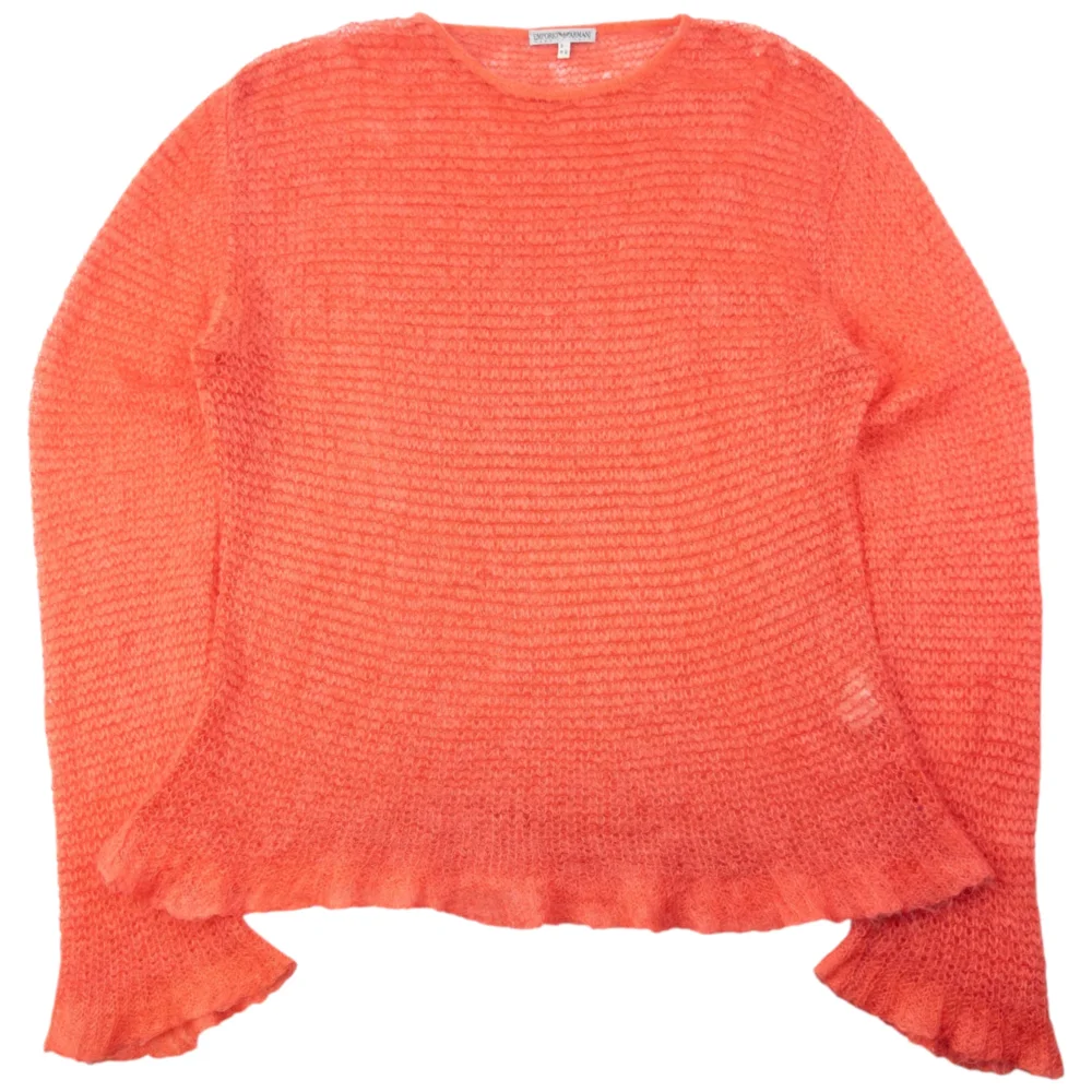 Vintage 80s Emporio Armani Mohair Knit Jumper Size XL