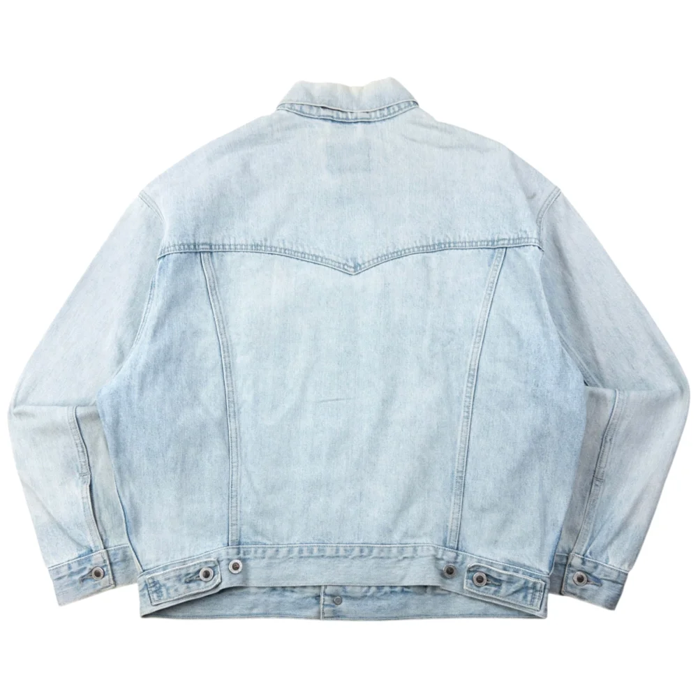 Vintage 2000s Levi's Silver Tab Button Up Denim Jacket Size XL - 2