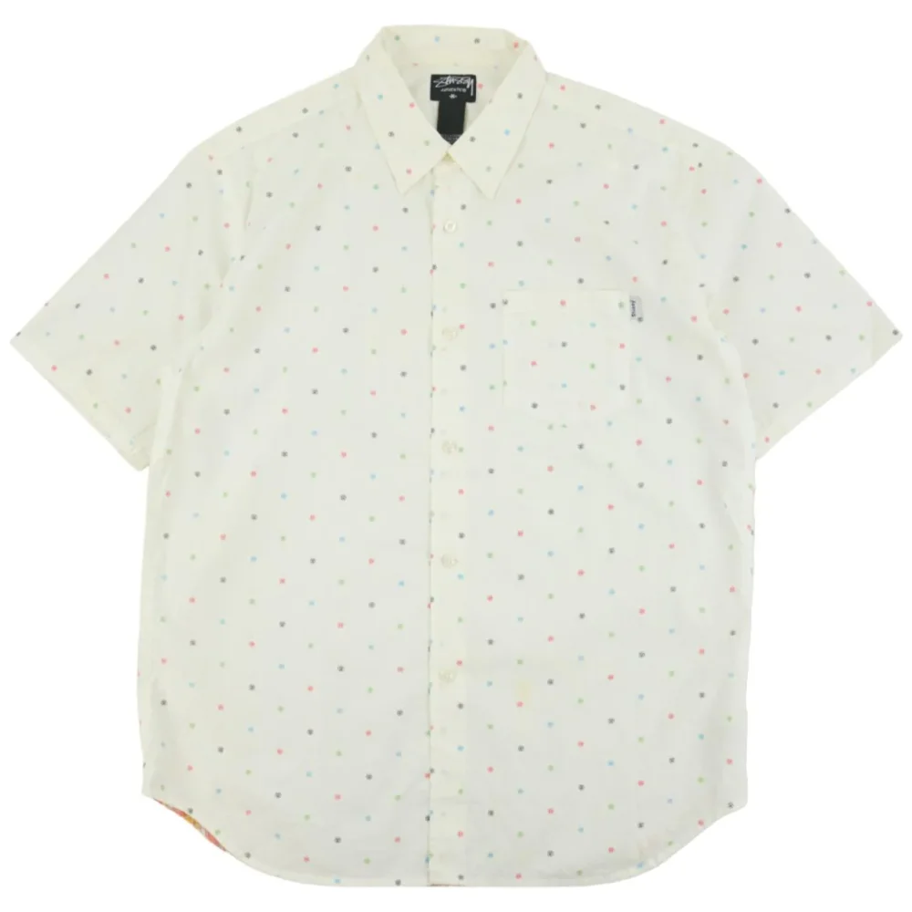 Vintage Stussy Monogram Shirt Size M