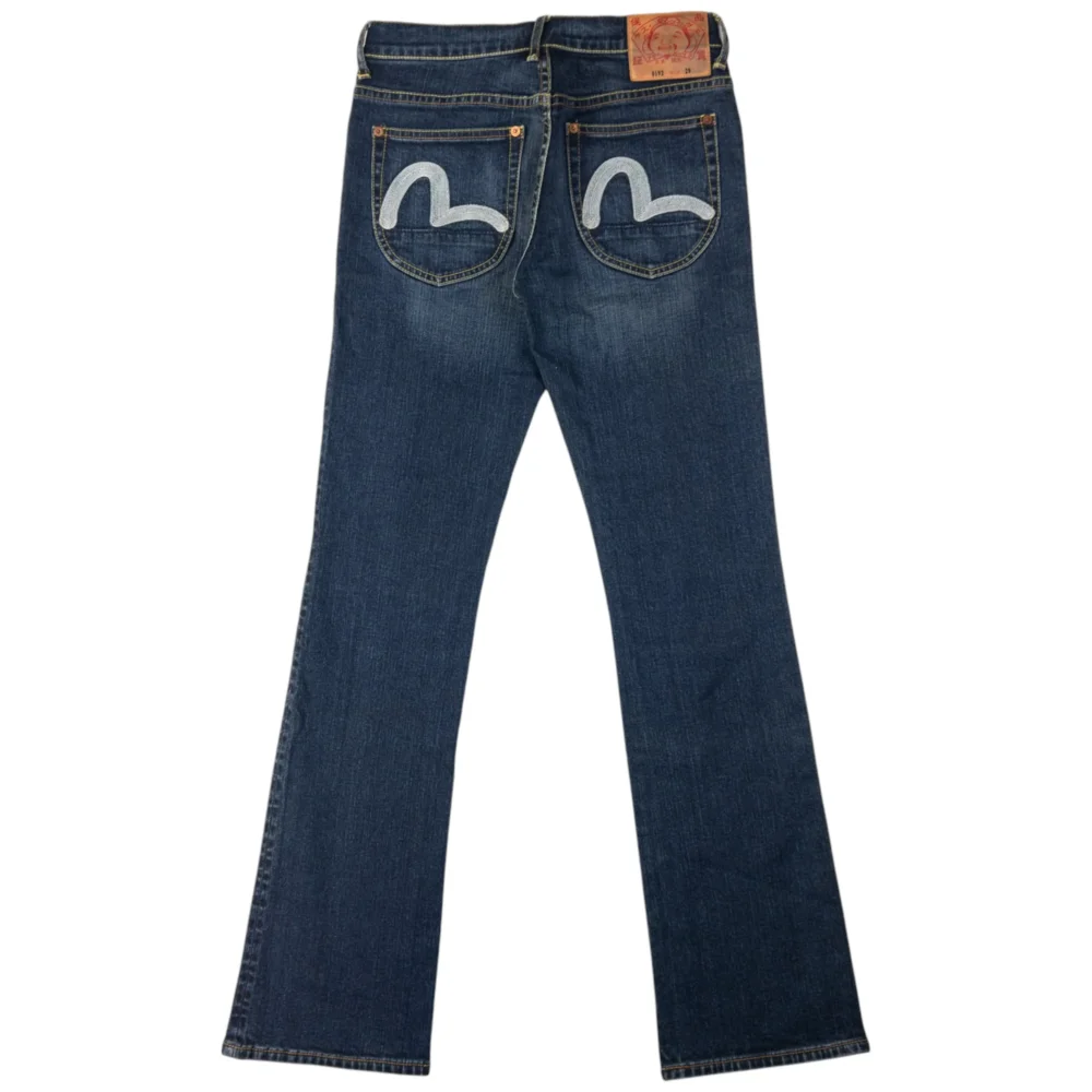 Vintage Evisu Double Gull Embroidered Japanese Denim Jeans Size W29