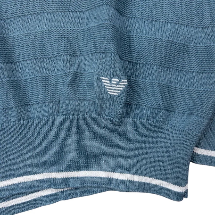 Vintage Emporio Armani Striped Jumper Size M - 4