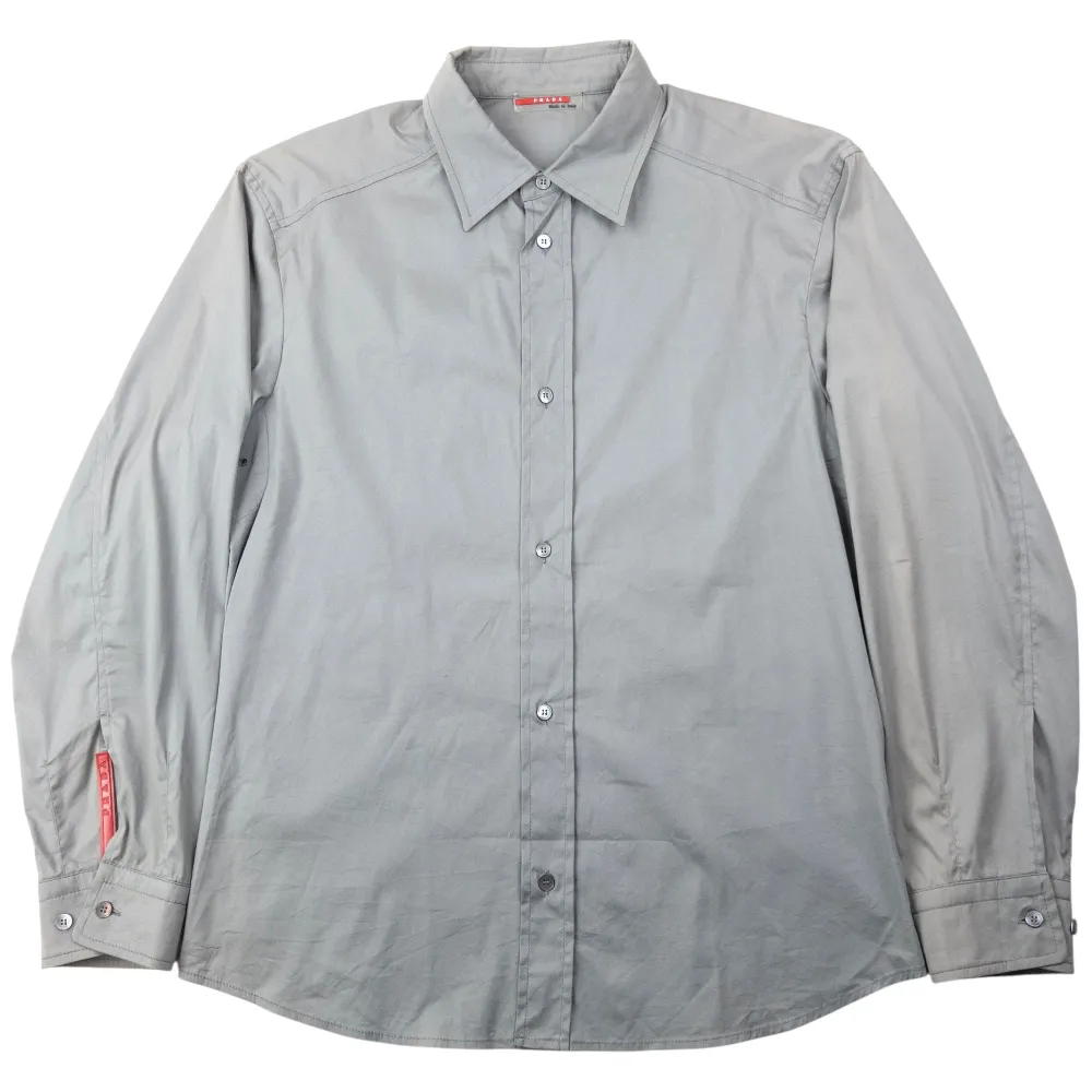 Vintage 2000s Prada Sport Long Sleeve Button Up Shirt Size M