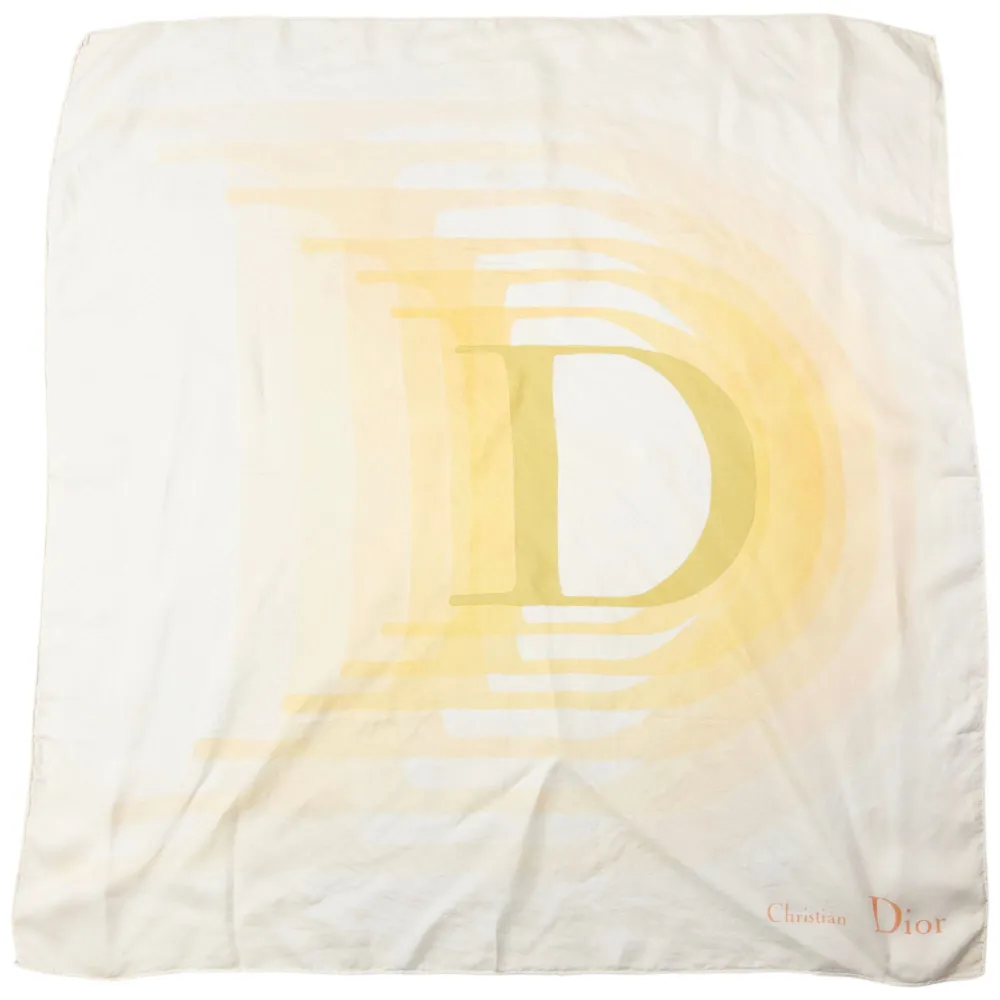 Vintage 2000s Dior Gradient Silk Scarf