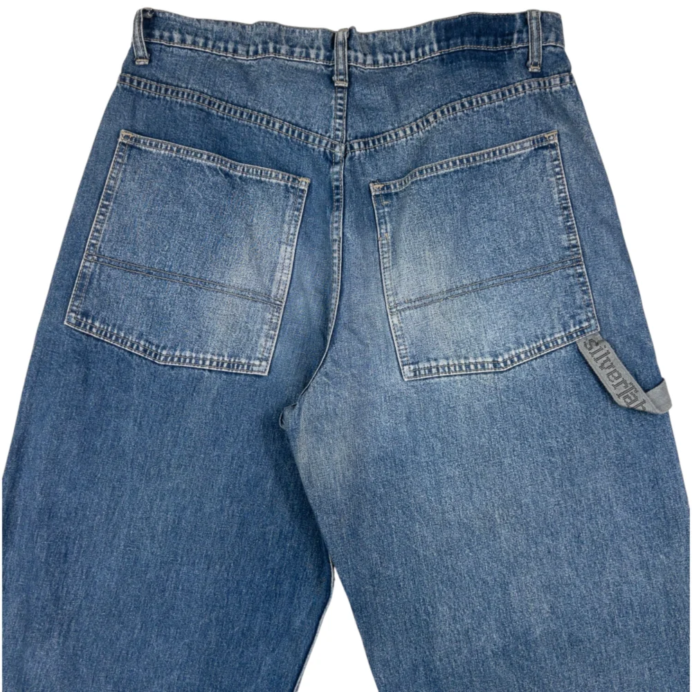 Vintage Levi's Silver Tab Denim Carpenter Jeans Size W33 - 2