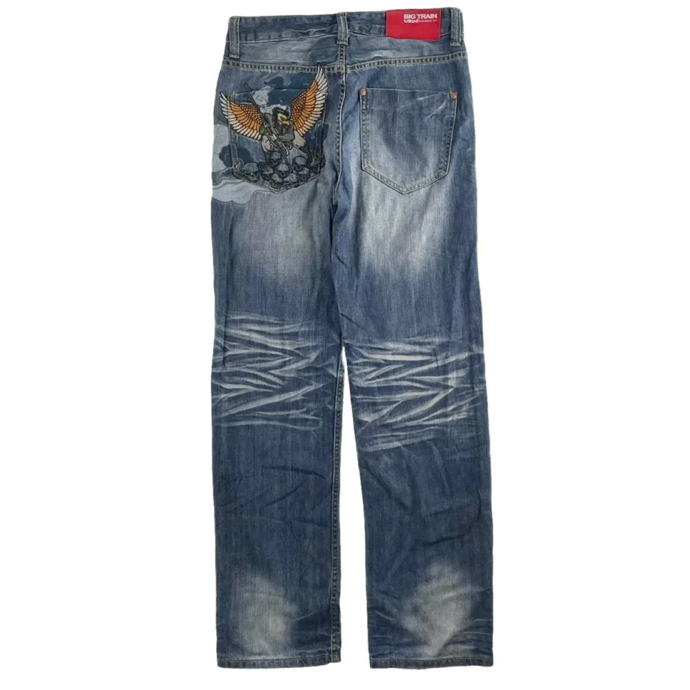 Vintage Eagle big train Japanese denim jeans trousers W32 - 2