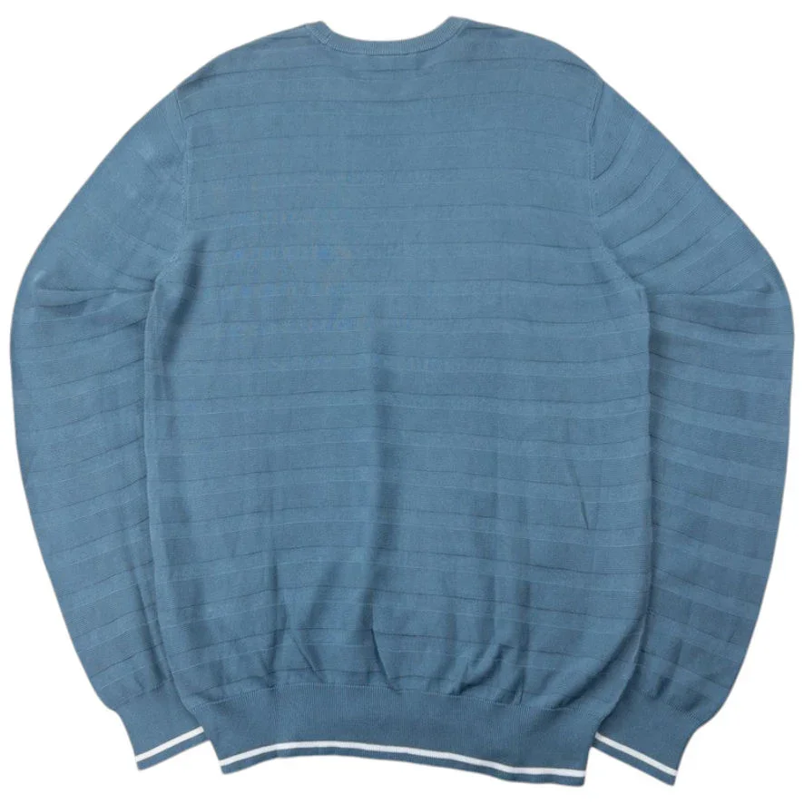 Vintage Emporio Armani Striped Jumper Size M - 2
