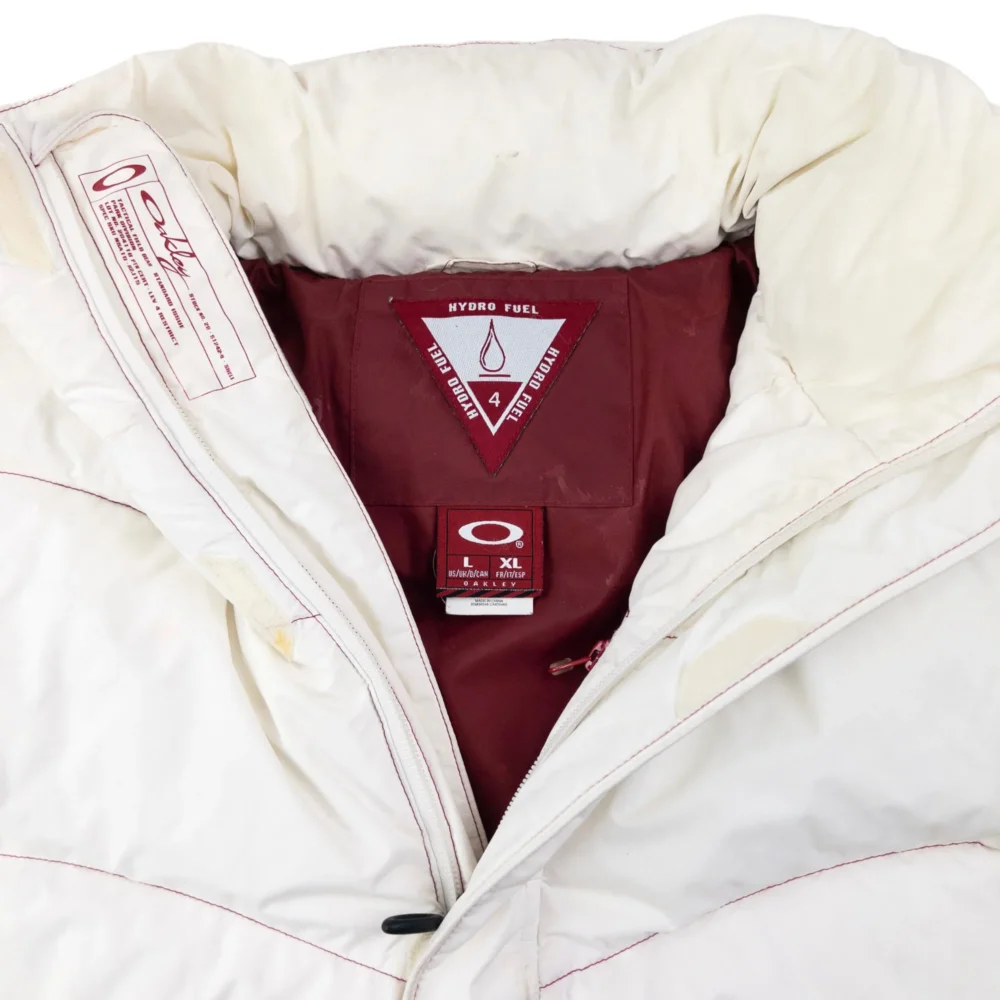 Vintage 90s Oakley Hydro Fuel Zip Up Puffer Snowboarding Jacket Size M - 3
