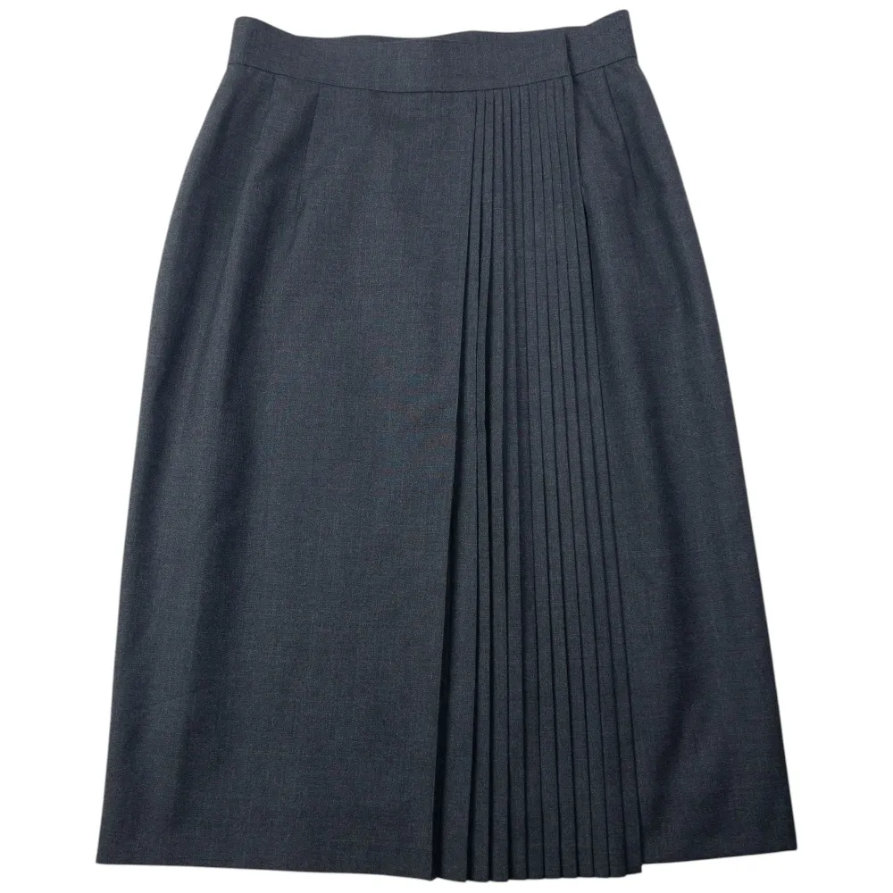 Vintage 90s Dior Pleated Wrap Skirt Womens Size W26