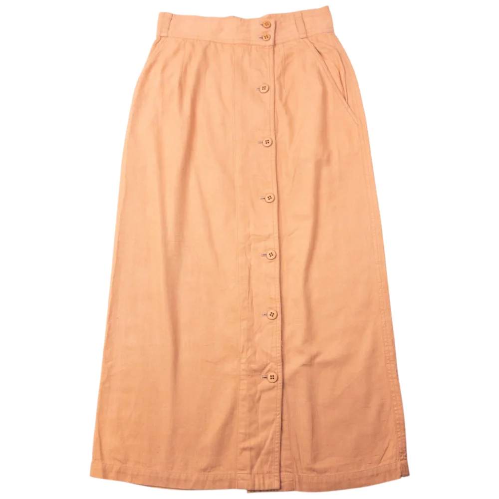 Vintage 80s Issey Miyake Button Up Skirt Womens Size W27