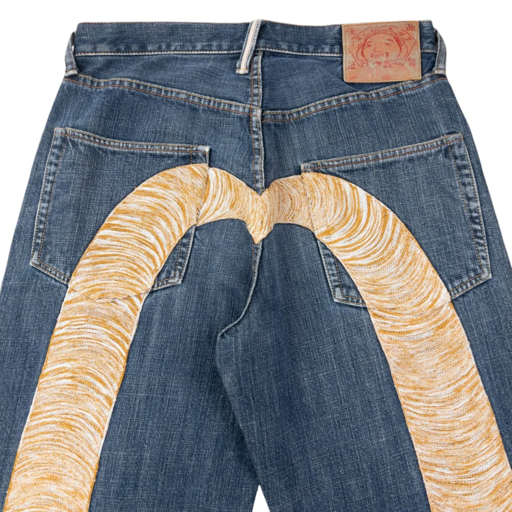 Vintage 2000s Evisu Embroidered Daicock Japanese Denim Jeans Size W30 - 2