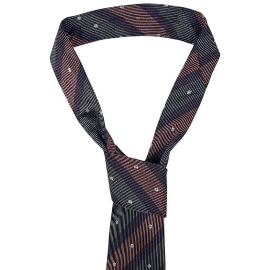 Vintage Gucci Striped Silk Tie - 4