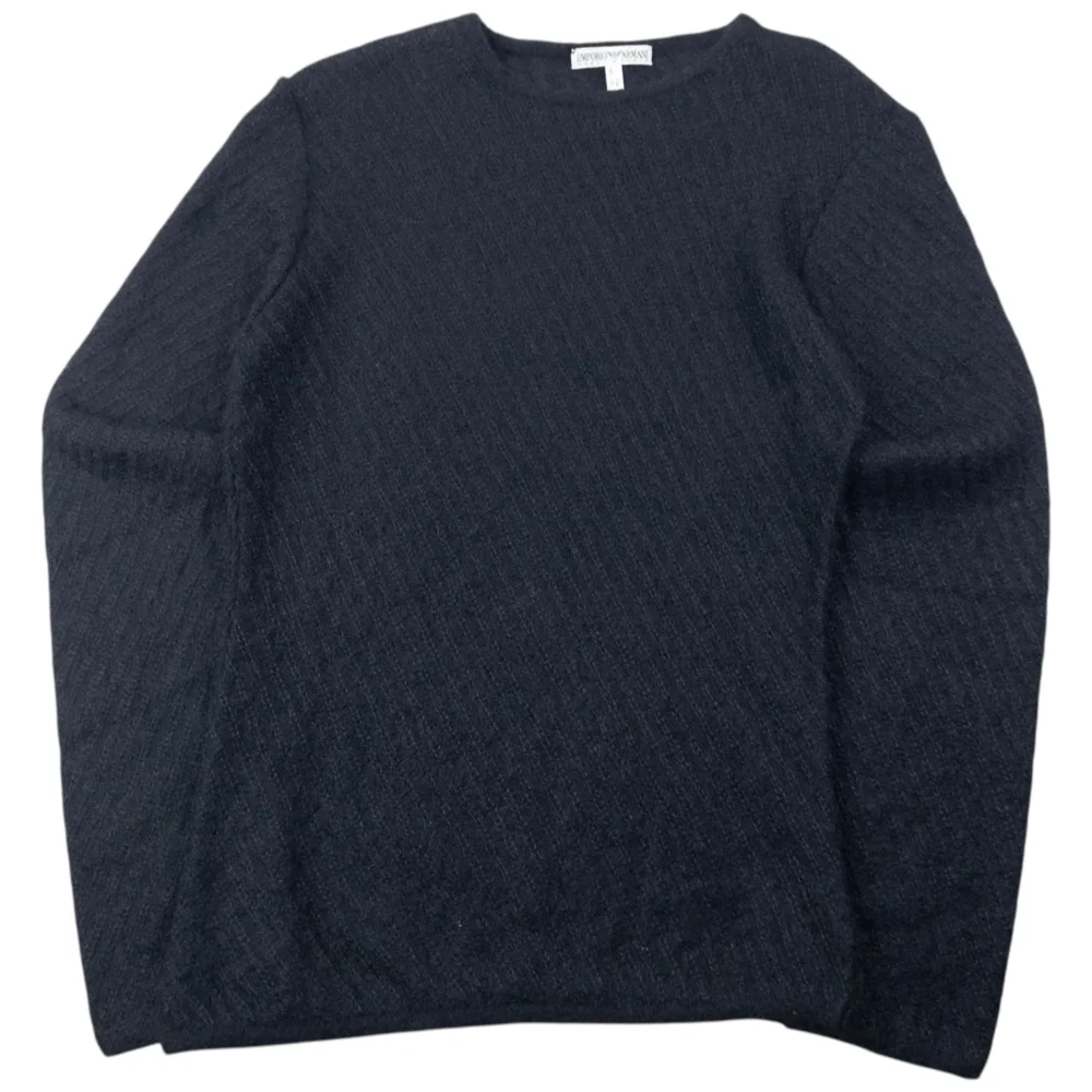 Vintage 90s Emporio Armani Mohair Knit Jumper Womens Size M