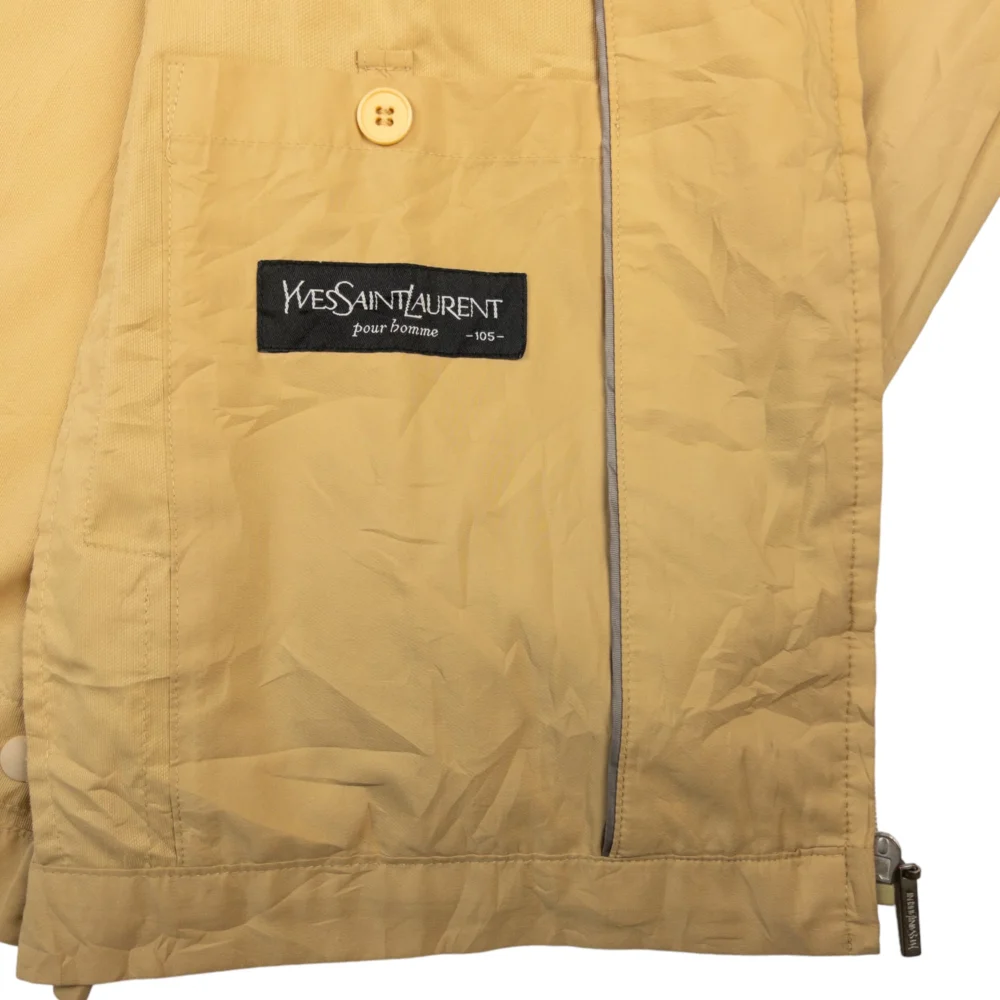 Vintage YSL Yves Saint Laurent Harrington Jacket Size XL - 5