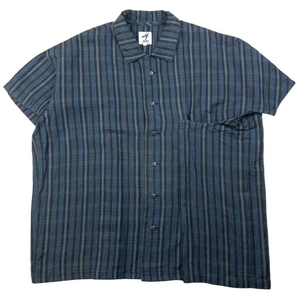 Vintage Hai Sporting Gear By Issey Miyake Short Sleeve Button Up Shirt Size XL