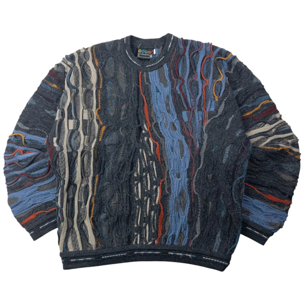 Vintage 80s Coogi Knit Wool Jumper Size M