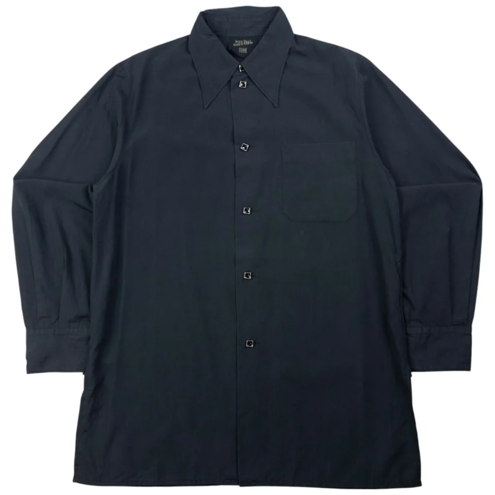 Vintage Jean Paul Gaultier Femme Long Sleeve Button Up Shirt Size