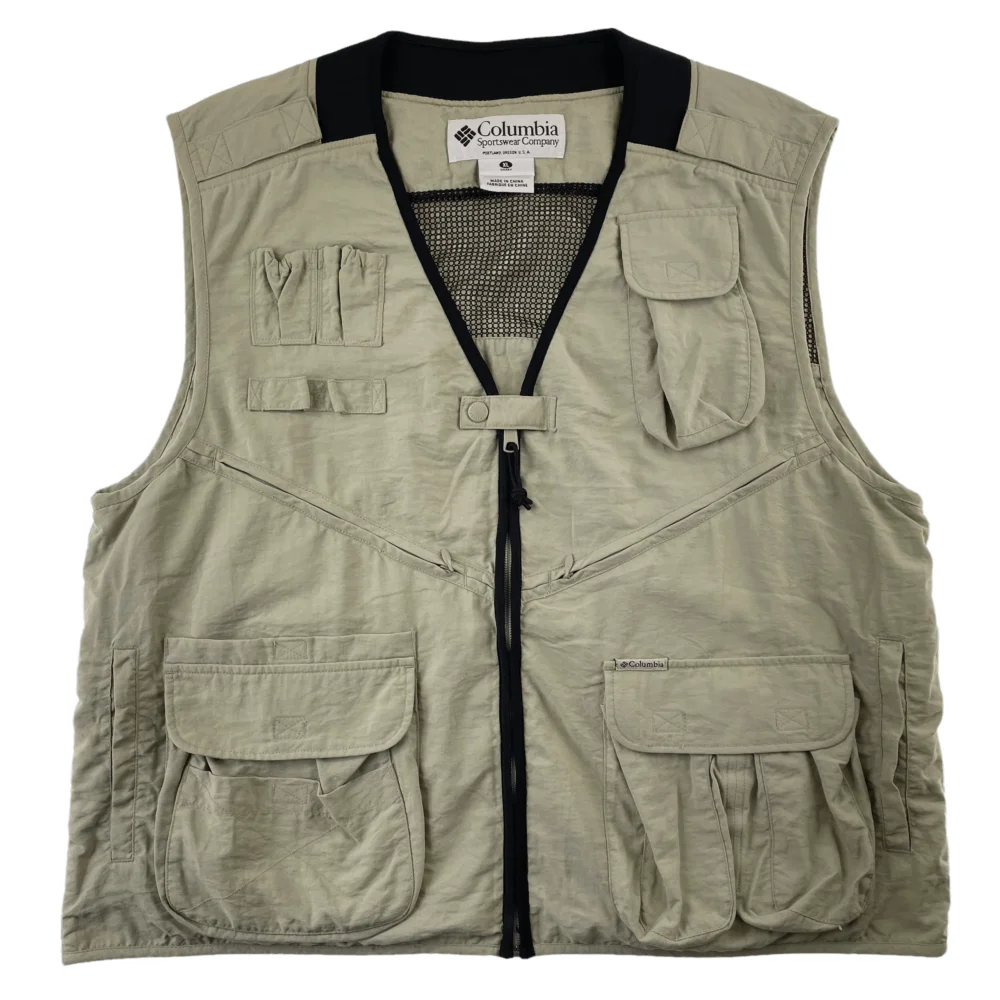 Vintage Columbia pocket vest size XL