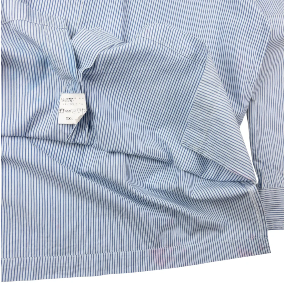 Vintage Issey Miyake Striped Long Sleeve Button Up Shirt Size S - 5