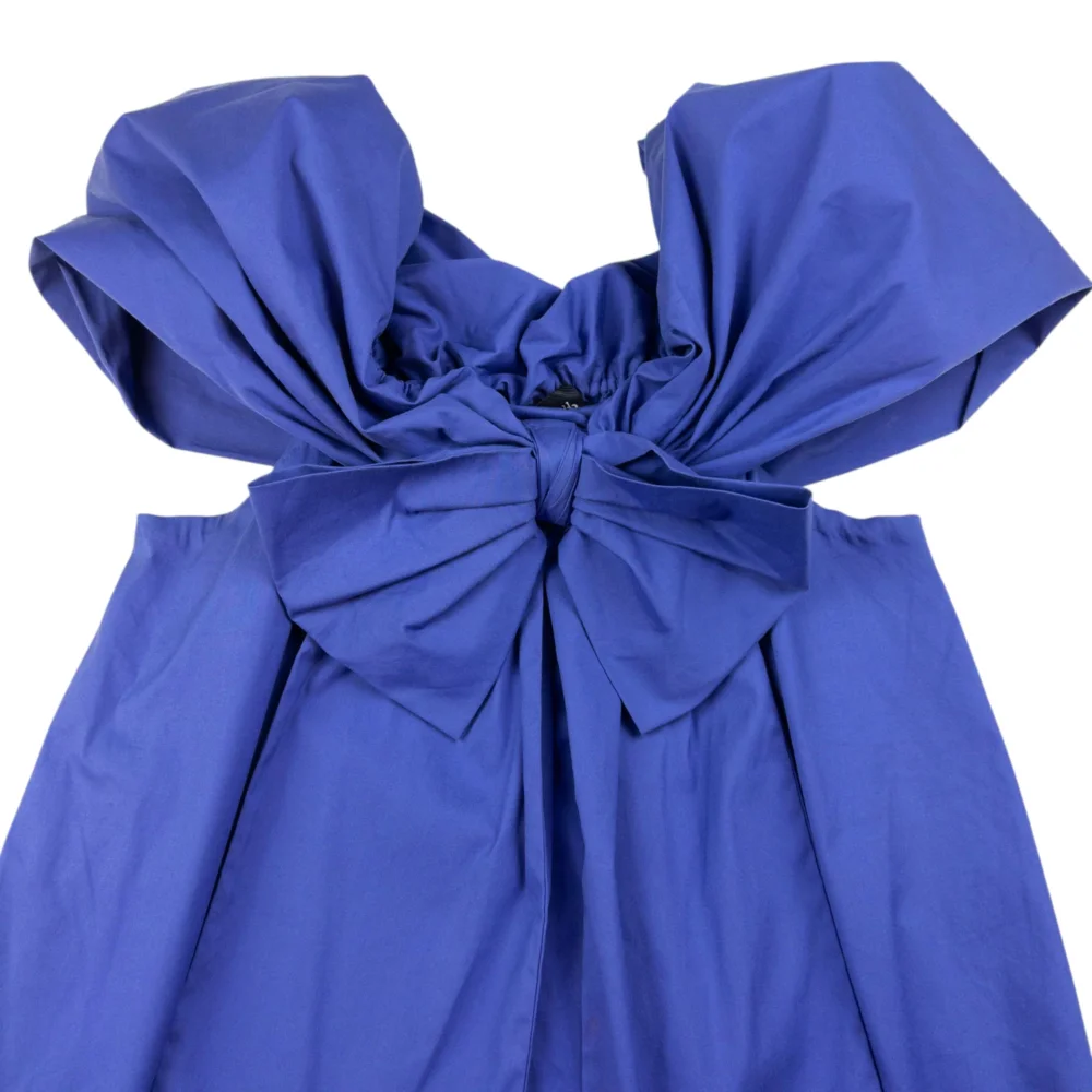 Vintage Jean Paul Gaultier Off-Shoulder Bow Dress Womens Size L - 3