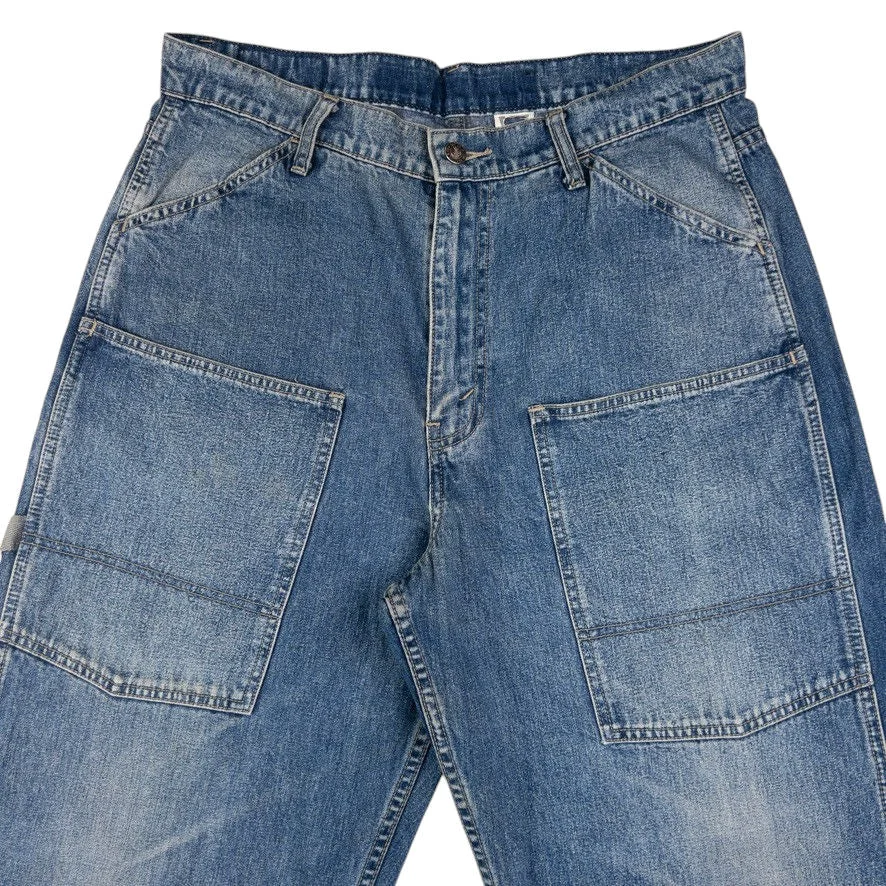Vintage Levi's Silver Tab Denim Carpenter Jeans Size W33 - 3