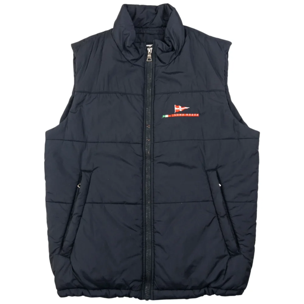 Vintage Prada Sport Luna Rossa Zip Up Puffer Gilet Size S