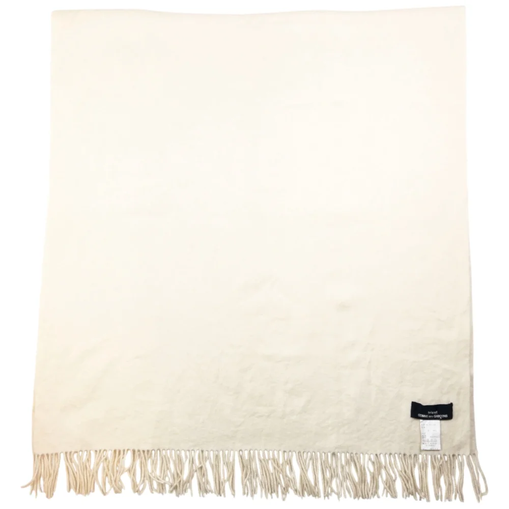 Vintage Comme Des Garçons Tricot Wool Throw Blanket - 3