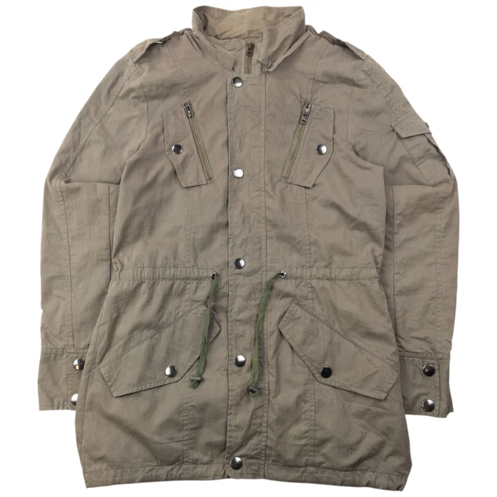 Vintage 2000s PPFM Convertible Military Jacket Size M - 2