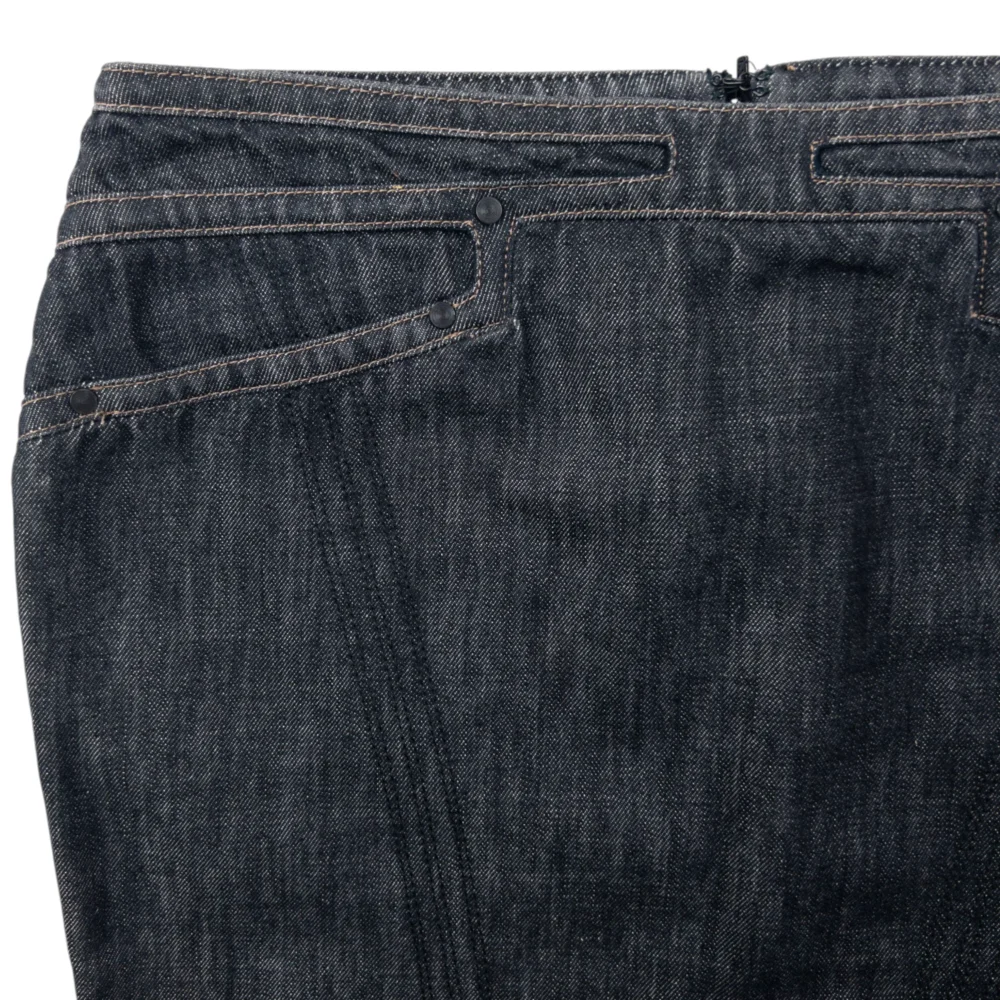 Vintage 2002 Gucci By Tom Ford Denim Skirt Womens Size W29 - 5